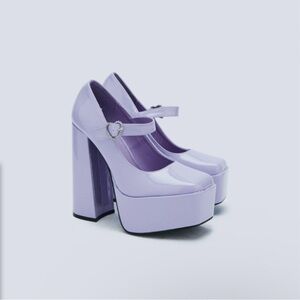 Nasty gal platform heels size 10